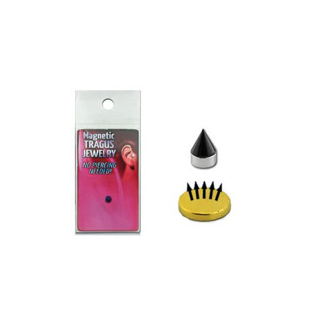 Faux piercing aimanté pointe noire 3mm Apte Faux piercing4,85 €
