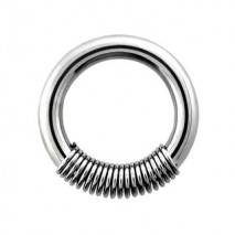 Piercing arcade 8 mm anodisé rose