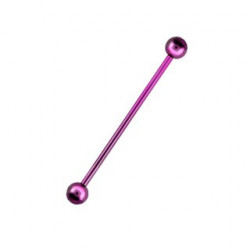 Piercing arcade 8 mm anodisé rose