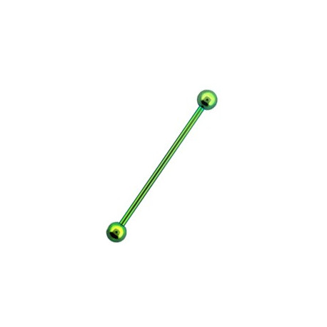 Piercing industriel vert boules 32mm Murio Piercing oreille4,80 €