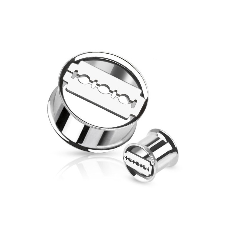 Piercing tunnel acier et lame de rasoir 6mm Hay Piercing oreille4,49 €