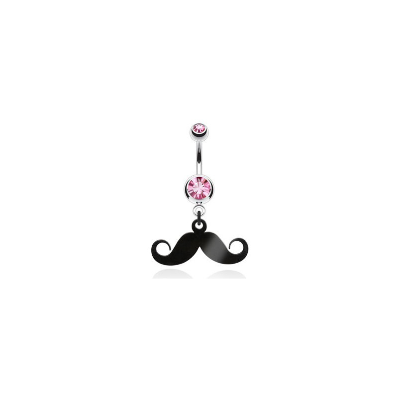 Piercing nombril rose avec une moustache Fuit Piercing nombril6,80 €