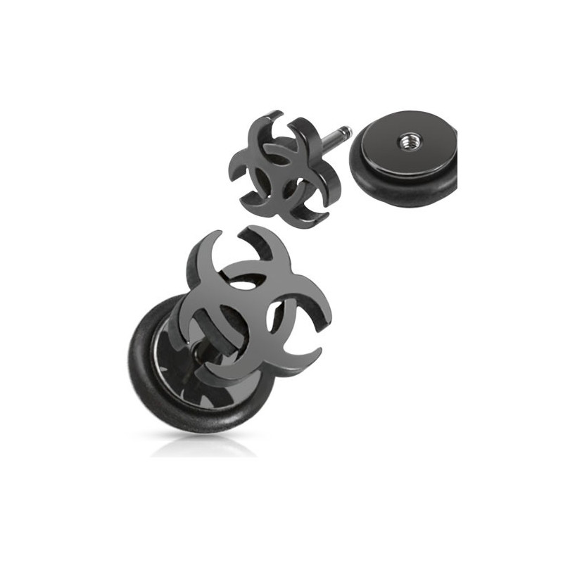 Piercing arcade 8 mm anodisé rose