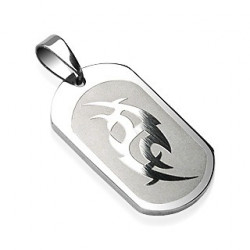 Pendentif plaque gravée logo tribal Gym Bijoux4,90 €