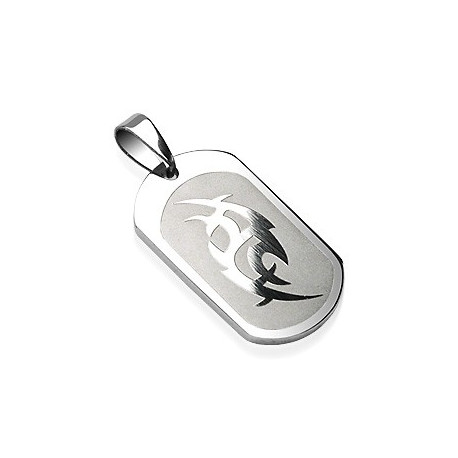 Pendentif plaque gravée logo tribal Gym Bijoux4,90 €