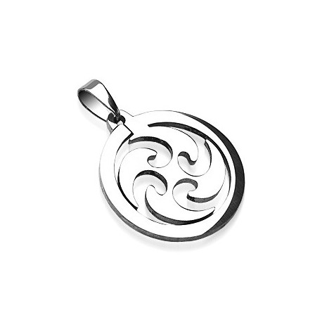 Pendentif acier avec symbole tribal Gazu Bijoux6,49 €