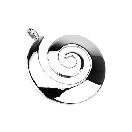 Pendentif acier stainless dôme en spirale Vier Bijoux10,99 €