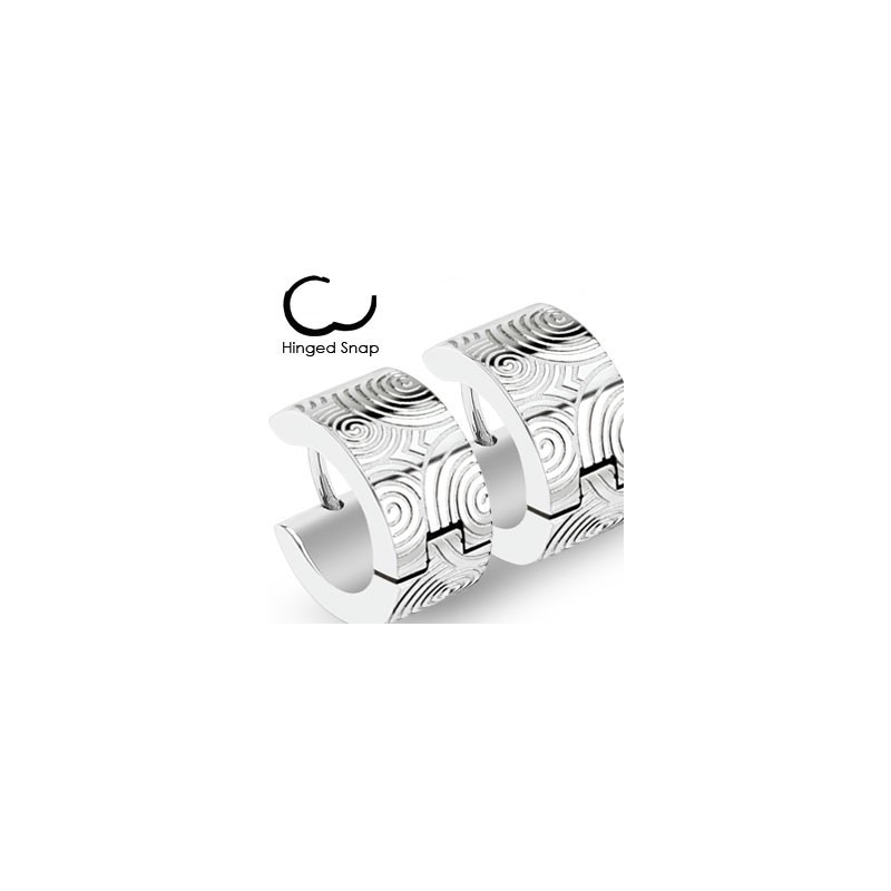 Piercing arcade 8 mm anodisé rose