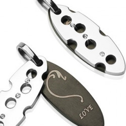 Pendentif double planche de surf love Viker Bijoux9,45 €