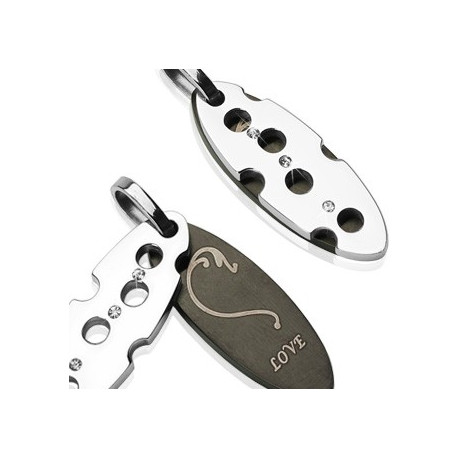 Pendentif double planche de surf love Viker Bijoux9,45 €