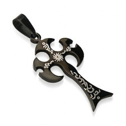 Pendentif croix noire avec motif tribal Lux Bijoux6,20 €