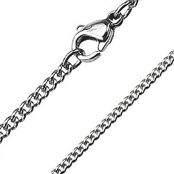 Chaîne pendentif maillons acier 1,5mm long 56cm Bijoux9,49 €