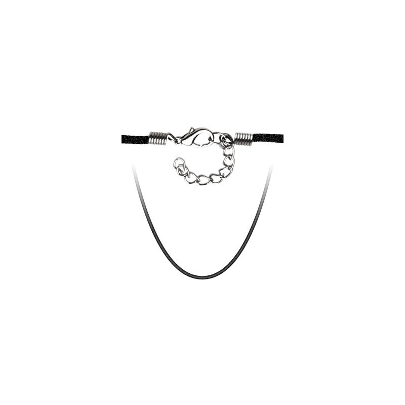 Cordon pendentif noir de 2mm et long 61cm Tex Bijoux3,49 €
