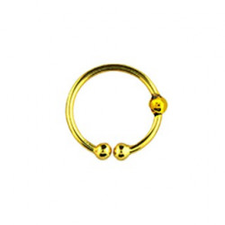 Faux piercing anneau doré 8mm Toua Faux piercing3,70 €