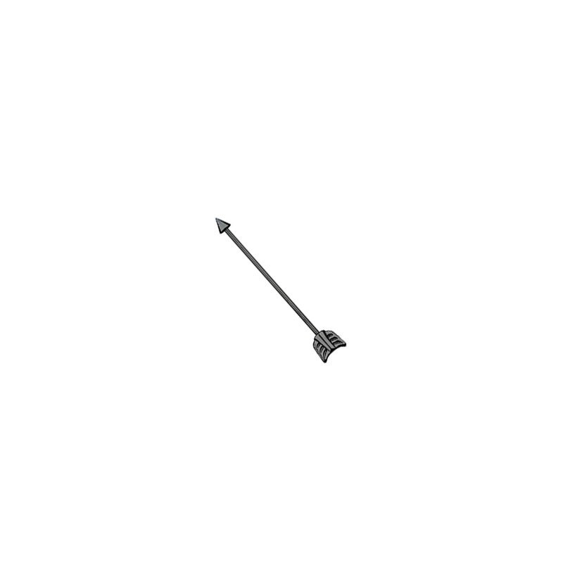 Piercing industriel flèche noire 38mm Pawo Piercing oreille5,90 €