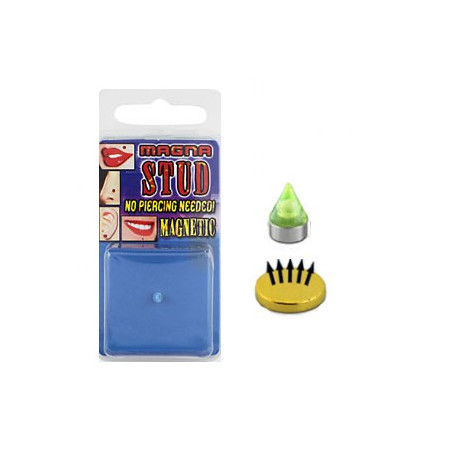 Faux piercing aimanté pointe verte 3mm Yaz Faux piercing4,40 €