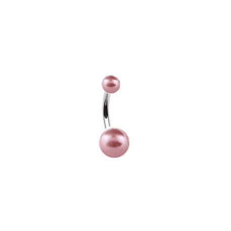 Piercing arcade 8 mm anodisé rose