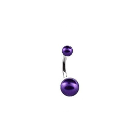 Piercing nombril boule nacrée violette Juny Piercing nombril2,60 €