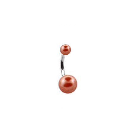Piercing nombril boule nacrée orange Ryn Piercing nombril2,60 €