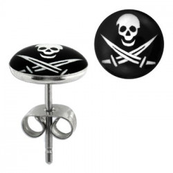 Puces d'oreilles logo avec tête de mort Daq Bijoux3,30 €