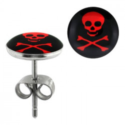 Piercing arcade 8 mm anodisé rose