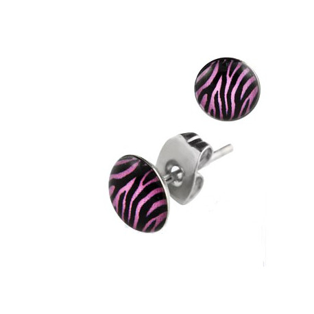 Piercing arcade 8 mm anodisé rose