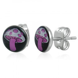 Piercing arcade 8 mm anodisé rose