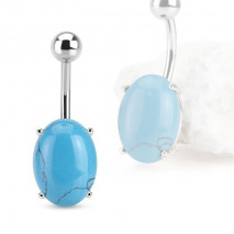 Piercing nombril en pierre turquoise bleu Waz Piercing nombril7,60 €