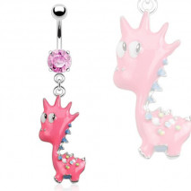 Piercing nombril avec dino rose Tuas Piercing nombril6,49 €