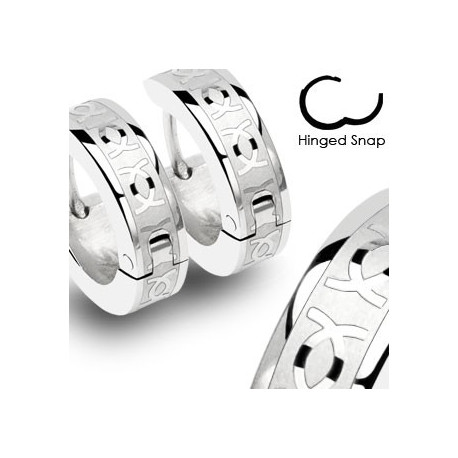 Piercing arcade 8 mm anodisé rose