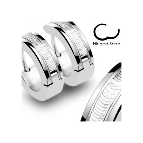 Piercing arcade 8 mm anodisé rose