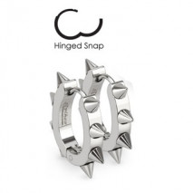 Piercing arcade 8 mm anodisé rose