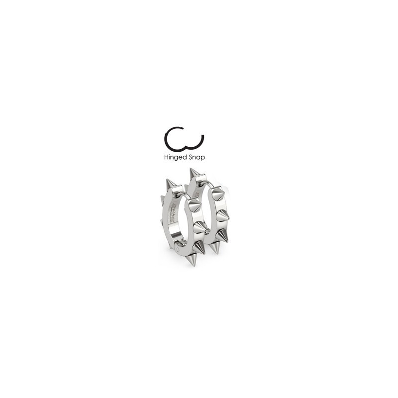 Boucle anneau oreille avec pointes Chus Bijoux6,49 €
