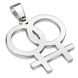 Pendentif acier stainless stell elle et elle Virs Bijoux10,90 €