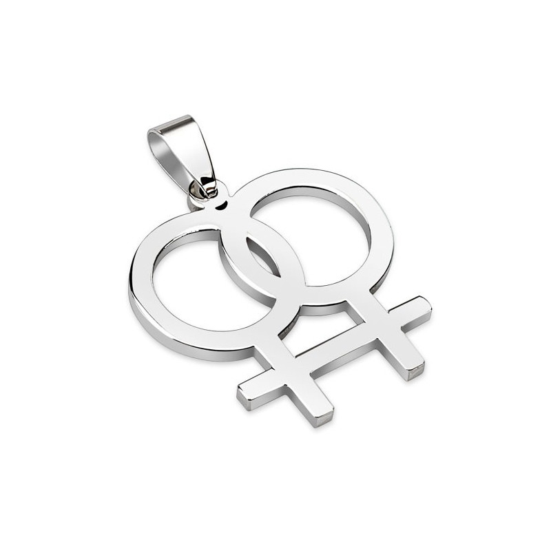 Pendentif acier stainless stell elle et elle Virs Bijoux10,90 €