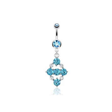 Piercing nombril avec losange bleu Olyx Piercing nombril6,60 €