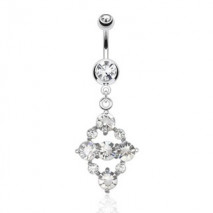 Piercing arcade 8 mm anodisé rose