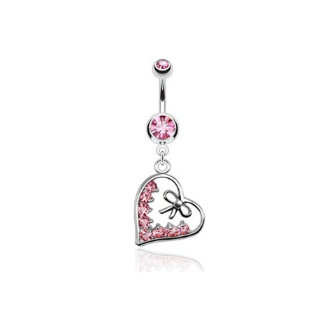 Piercing nombril nœud et cœur rose Ayer Piercing nombril7,60 €