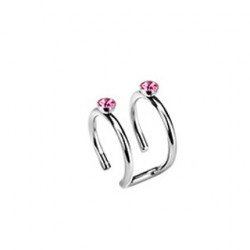 Faux piercing anneaux avec un zirconium rose Aot Faux piercing5,90 €