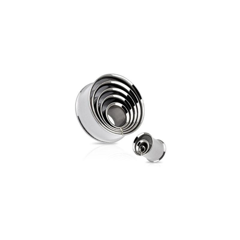 Piercing tunnel acier triple 8mm Maia Piercing oreille6,49 €