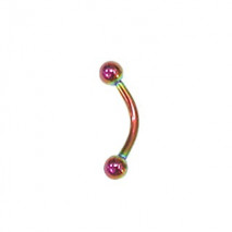 Piercing arcade 8mm avec boules arc en ciel rose Wagu Piercing arcade3,49 €