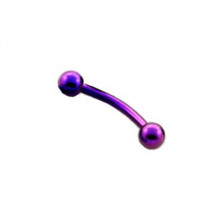 Piercing arcade 8 mm anodisé rose