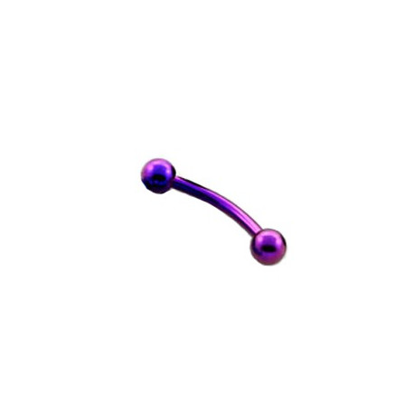 Piercing arcade 10mm avec boules 3mm violette Nosi Piercing arcade3,49 €