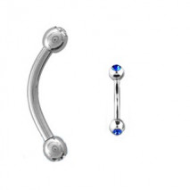 Piercing arcade 8 mm anodisé rose