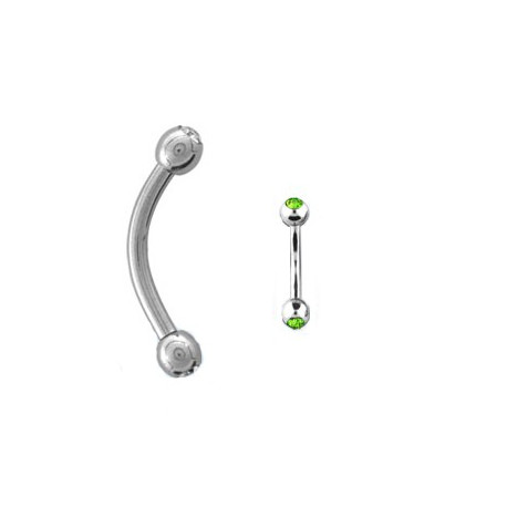 Piercing arcade boules avec strass vert Daly Piercing arcade3,20 €