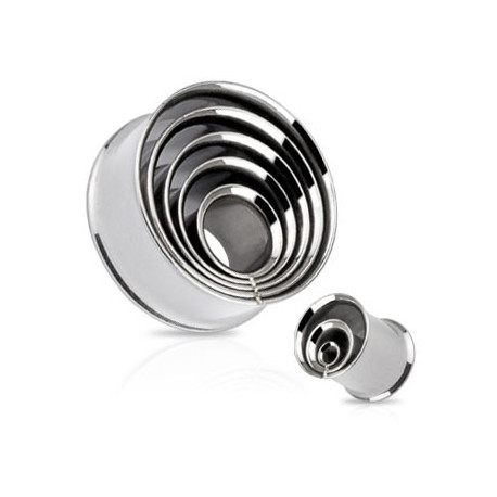 Piercing tunnel acier triple 12mm Moro Piercing oreille7,49 €