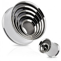 Piercing tunnel acier triple 16mm Mary Piercing oreille8,49 €