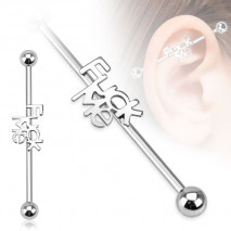 Piercing industriel fuck me 38mm Harox Piercing oreille4,80 €
