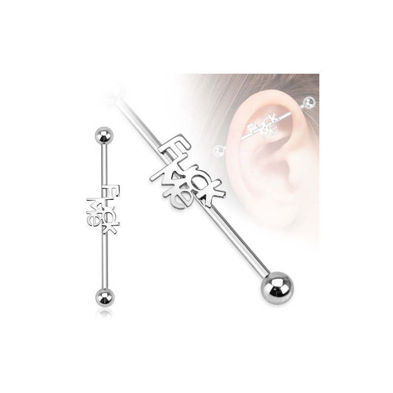 Piercing arcade 8 mm anodisé rose