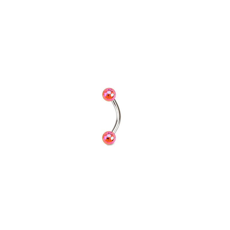 Piercing arcade 8mm avec boules tachetées orange Yak Piercing arcade2,85 €